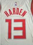 NBA 13 Harden Rockets 19-20 City Maillot blanc imprimé